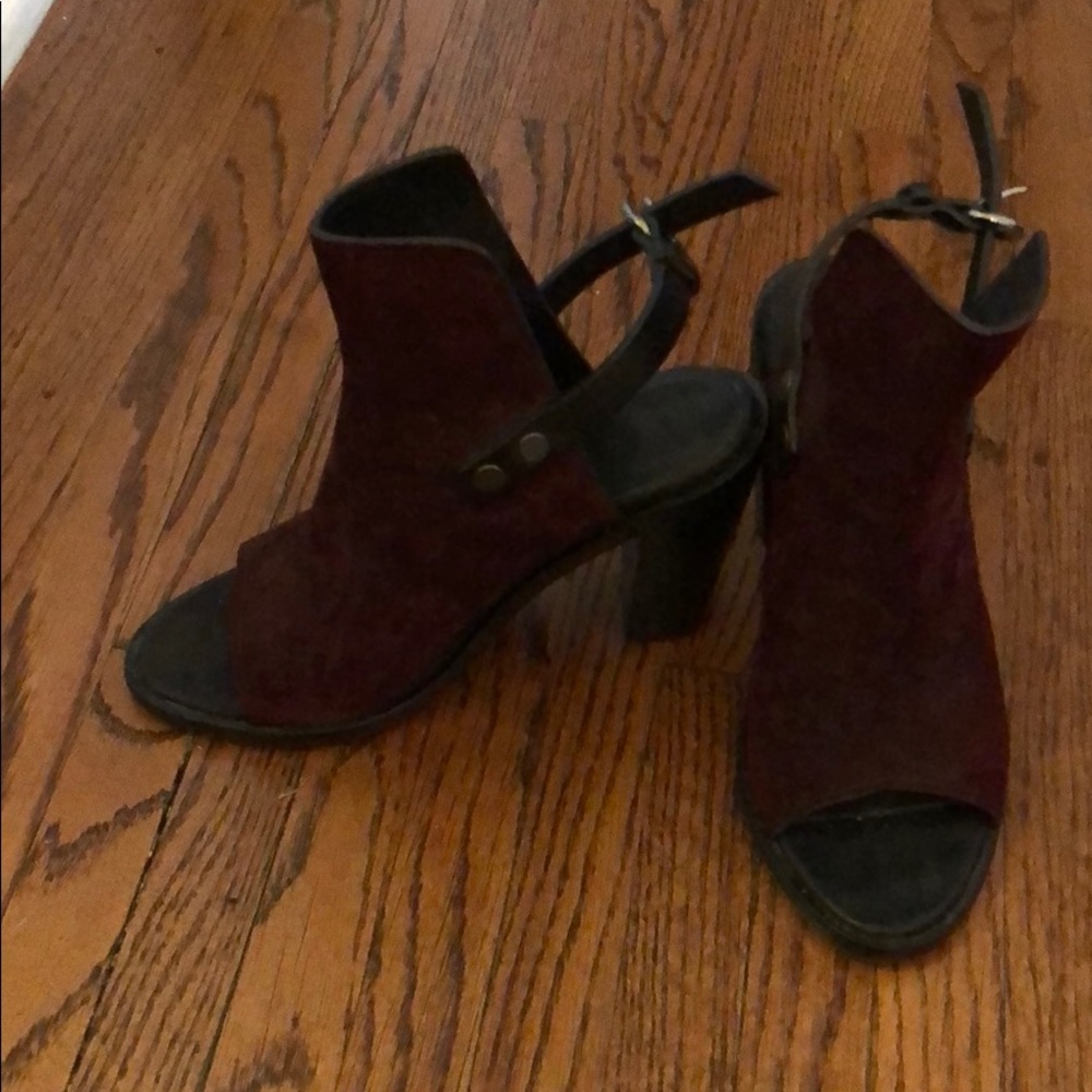 Rag and Bone open toe booties